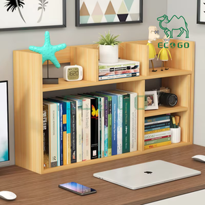 Moderne Mensole in Legno Spesso per <span class=keywords><strong>Scrivania</strong></span>, Libreria <span class=keywords><strong>da</strong></span> Tavolo per Casa e Scuola, Supporti per Libri Fai-<span class=keywords><strong>da</strong></span>-Te - Product Image 5