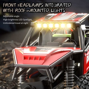 SJY-C8808 1:18 2.4G Climbing Remote Control Off-road External <b>Carbon</b> <b>Brushed</b> 370 Motor RC Off-road Vehicle Car Truck Toy Gift - Product Image 2