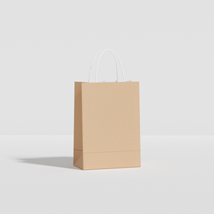 Bolsa de Papel Kraft Marrón Ecológica de Primera Calidad, Resistente, Recubierta, para Comida para Llevar, Estilo Clásico con Logotipo Personalizado - Venta al por Mayor - Product Image 2