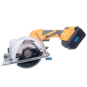 Sierra Circular Inalámbrica Portátil de 5 Pulgadas, con Batería de Litio, Recargable, de Una Mano, 125 mm, Herramienta para Cortar Madera, Naranja, LQ01 PG4400 C - Product Image 2