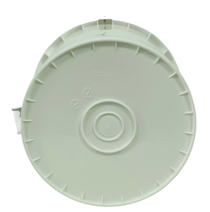 Secchio Rotondo in <span class=keywords><strong>Plastica</strong></span> di Alta Qualità <span class=keywords><strong>per</strong></span> <span class=keywords><strong>Alimenti</strong></span> da 1,05 Galloni, <span class=keywords><strong>Fusti</strong></span> in <span class=keywords><strong>Plastica</strong></span> Rinforzata con Coperchi e Manici, Barile Resistente agli Agenti Chimici - Product Image 5