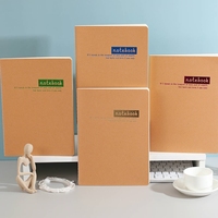 Benutzer definierter Druck A4 A5 A6 Nähen Schreiben Notizbücher Kraft papier für Studenten Briefpapier Gedruckt Günstige Bulk Promotion Gepunktetes Gitter