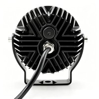 Phare de moto à LED bicolore 3 pouces, faisceau haut et bas, accessoires tout-terrain pour automobile 4x4, pick-up, SUV, éclairage de conduite à LED