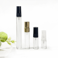 Flacons de parfum en verre en gros, 2 ml, 3 ml, 5 ml, 10 ml, flacons pulvérisateurs atomiseurs, flacons de parfum de luxe rechargeables pour voyage