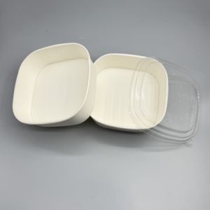 Bol à emporter en papier kraft à haute rigidité, logo personnalisé imprimé, 750-2500 ml, pour l'emballage de plats chauds, de salades et de nouilles - Product Image 4