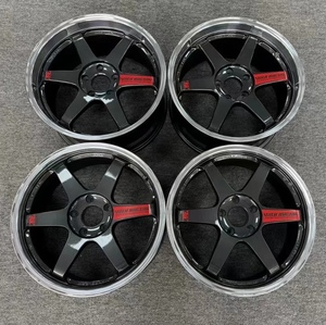 ล้อแม็ก Volk Racing <span class=keywords><strong>TE37</strong></span> TE37SL Rays 5x120 5x114.3 ขอบ 17 18 19 นิ้ว สำหรับ BMW 340I F30 Honda Civic Toyota Subaru Mazda - Product Image 1