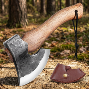 Tête de hache viking barbue en acier inoxydable de qualité industrielle supérieure, lame de 4 pouces, manche en bois de frêne, 20 pouces, personnalisable - Product Image 3