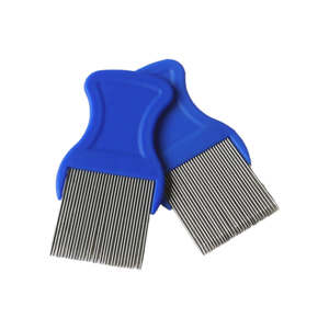 Manche en plastique, longues aiguilles en acier inoxydable, tête humaine, <span class=keywords><strong>Anti</strong></span>-poux, poux, <span class=keywords><strong>tiques</strong></span>, peigne à puces - Product Image 2