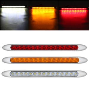 <span class=keywords><strong>2019</strong></span> di vendita calda Super brillante 15LED rosso ambra <span class=keywords><strong>bianco</strong></span> lampada di arresto per camion alta montata luce di coda a LED L2517 24 mesi di garanzia nuova - Product Image 3