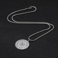 Collier Pendentif Viking Homme Runes Nordiques Slaves Amulette Talisman Acier Inoxydable Doré Longue Chaîne Boîte Bijoux