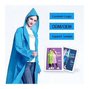 Stampa Logo personalizzato Eva impermeabile <span class=keywords><strong>Poncho</strong></span> pioggia giacche impermeabili impermeabile riutilizzabile pioggia riciclata cappotto <span class=keywords><strong>da</strong></span> pioggia per gli uomini - Product Image 6