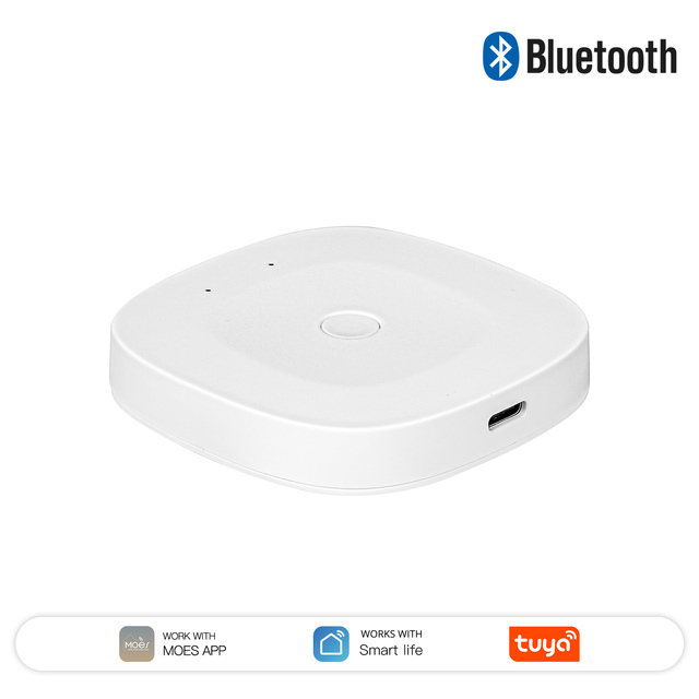 MOES Blue Tooth Gateway Hub Type-C Port Power Supply Bridge Smart Home Automation Wireless Network Support Alexa Google Home