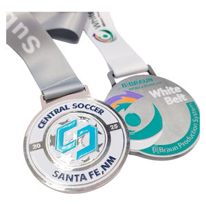 เหรียญโลหะผสมสังกะสีสำหรับเล่นกีฬาทำโลโก้ได้ตามต้องการ - Product Image 6