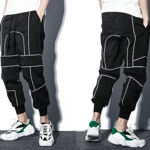 Pantalones Harem Jogger al por mayor para hombre, pantalones deportivos reflectantes de streetwear, pantalones de chándal para hombre, joggers de verano para hombre - Product Image 2