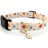 Collier pour chien et chat en métal doré avec pendentif décoratif, design mignon, à dégagement rapide, cadeau de la Saint-Valentin et du Nouvel An, vente en gros