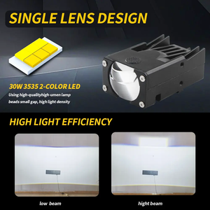 Đèn <span class=keywords><strong>LED</strong></span> <span class=keywords><strong>mini</strong></span> CAROLYN 80W, đèn chiếu sáng kép/một màu, đèn phụ trợ <span class=keywords><strong>LED</strong></span> cho xe máy, đèn sương mù, đèn lưới tản nhiệt cho ô tô, xe tải - Product Image 3