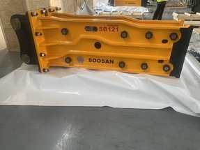 Martillo Hidráulico de Tipo Abierto SOOSAN para Excavadoras de 28T-35T Toneladas, Cincel de 155mm, Amarillo, 1 Año de Garantía, Shandong - Product Image 2