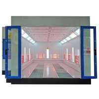Cabine de peinture automobile professionnelle à infrarouge avec éclairage LED et chauffage électrique certifiée CE de qualité supérieure pour la peinture automobile