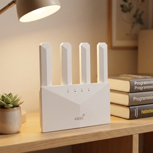Routeur sans fil 4G LTE débloqué CP108, routeur WiFi 300 Mbps avec emplacement pour carte SIM, 2 antennes externes, port RJ45 LAN WAN, routeur 4G LTE - Product Image 1