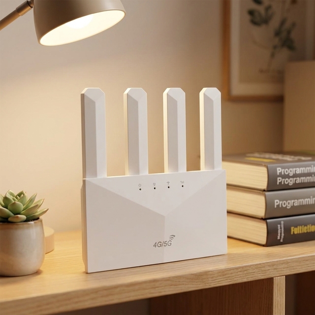 CP108 Unlocked 4G LTE Wireless Router 300Mbps WiFi Router with SIM Card Slot 4 External Antennas RJ45 LAN WAN Port 4G LTE Router