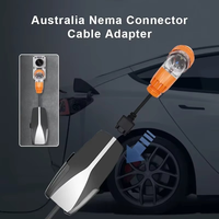 Adaptateur de chargeur EV 3/5 broches pour Tesla Model S, 3, X, Y Gen 2, rallonge de chargeur EV, connecteur de prise 240V à 32A