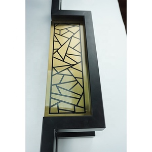 Manija de puerta negra mate de acero inoxidable para puerta principal - Product Image 3