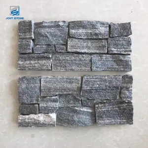 Directamente de fábrica Panel de piedra de pared de cemento de Color gris, piedra de repisa de hormigón