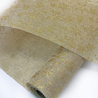 Chemin de table transfrontalier en feuille d'or pour les décorations d'événements de vacances de Noël ajoute un arrangement d'ambiance tactile cadeau parfait