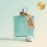 Perfume con Aroma Salado Oceánico, Fragancia Acuática, Tono Marino Personalizado OEM, Aceite de Perfume Unisex con Logotipo Personalizado