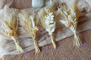 <span class=keywords><strong>M</strong></span>-2波西米亚婚礼迷你花束潘帕斯草花束小干花婚礼装饰花束桌装饰品 - Product Image 2