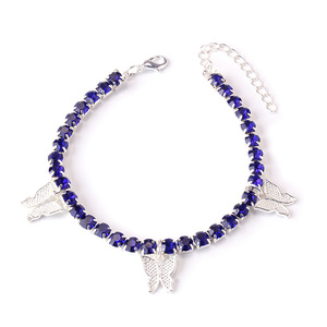 Chevillère Géométrique Papillon en Alliage de Zinc avec Sertissage à Griffes, Ornement de Pied pour Femme, Idéal pour les Fêtes - Product Image 5