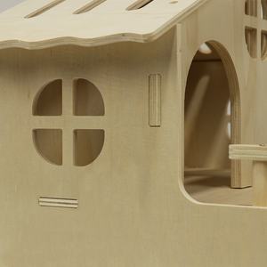 Usine en gros conception personnalisée logo personnalisé jardin extérieur décoratif grand nid d'oiseau en bois maison d'insecte en bois - Product Image 6