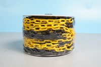 Chaînes de sécurité multicolores en plastique de 6 mm/8 mm, nouveau matériau, rouleau de 25 m/50 m, chaînes de protection pour barricades