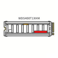 SSD BLACK SN8100 - WDS400T1XHM 4TB Dengan Heatsink PCIe 5.0 M.2 2280 PCIe Gen5 X4  WDS400T1XHM / WDS400T1XHM-00CMT0