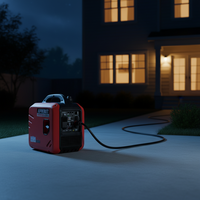 Générateur d'électricité à essence intelligent à onduleur 2KW 50/60Hz, silencieux, portable, 110-220V, démarrage facile pour usage domestique