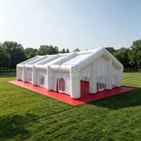 Carpa Inflable Blanca Comercial Grande, Carpa Inflable Impermeable para Eventos, Bodas, Fiestas, Exposiciones al Aire Libre, Alquiler