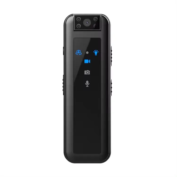 Kamera video mini, Camcorder saku bisa dipakai 1080P portabel CS07 kamera badan