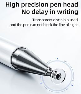4-in-1 renkli plastik UV kaplı Stylus tükenmez kalem yazma pürüzsüz promosyon işareti kalem ile özel Logo - Product Image 2