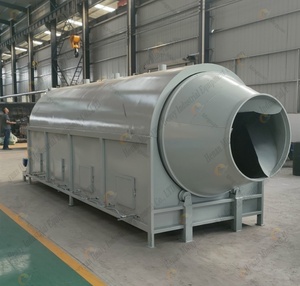 Nueva Máquina Secadora Rotatoria de Tambor Controlada por PLC de Acero Inoxidable para Granos, Hojas de Moringa, Alimentos Secos, Procesamiento de Residuos y Lodos - Product Image 6