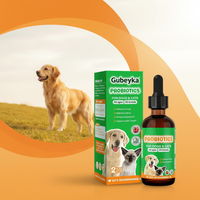 Probiotiques liquides OEM pour chiens et chats, prébiotiques, enzymes digestives, formule 3-en-1, soutien immunitaire, digestion sensible, vitamines nutritives
