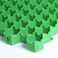 Grille de drainage alvéolée en PEHD, dalles de gazon en plastique emboîtables pour allées, parkings et aménagements extérieurs