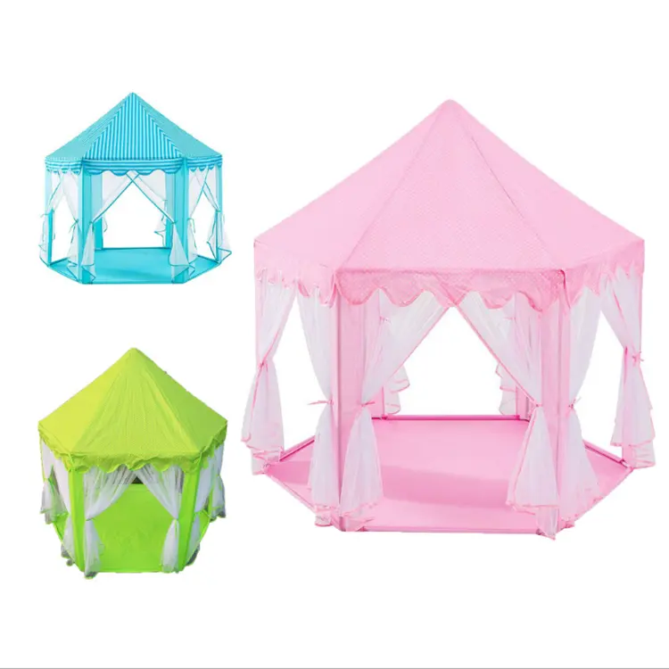 Moustiquaire pour enfants, maison de jeux intérieure, château princesse hexagonal, maison de plage, jeux, offre spéciale, 2020