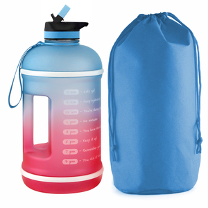 Passer <span class=keywords><strong>la</strong></span> commande directement 2.5l/demi gallon 64 oz <span class=keywords><strong>motivation</strong></span> bouteille d'eau avec de <span class=keywords><strong>la</strong></span> paille givré - Product Image 5