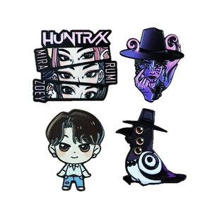 Broche de dessin animé créative Garçon et Fille Magiques, Badge décoratif personnalisé sur le thème du cinéma et de l'animation anglaise - Product Image 5