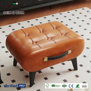 Modern Internet Celebrity Shoe Changing <strong>Stool</strong> Coffee <strong>Table</strong> <strong>with</strong> Soft Cushion for Home Entrance Living Room - Product Image 3