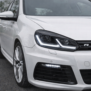 Luci di Ricambio Originali Adatte per <span class=keywords><strong>Golf</strong></span> 6 MK6, Faro a LED con Proiettore 2009-2012, Luci Anteriori, Accessorio Automobilistico - Product Image 1