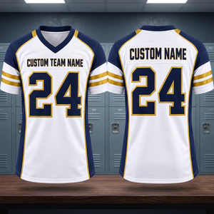 Wholesale 100% Polyester Sublimated Print American Football Jerseys for Teams Custom Logo Numbers Bulk Supplier for USA <b>UK</b> - Product Image 2