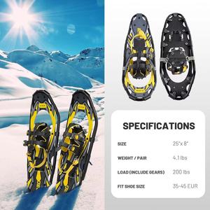Scarpe <span class=keywords><strong>da</strong></span> Neve Antiscivolo in Lega Regolabili Taglia Unica per Escursionismo, Snowboard e Camminata sulla Neve - Disponibilità Immediata dalla Fabbrica - Product Image 4