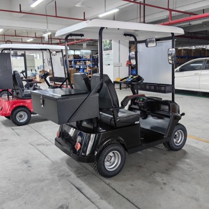 Voiturette de golf <span class=keywords><strong>électrique</strong></span> monoplace avec benne de chargement, véhicule de mobilité personnel pour la patrouille, les centres de villégiature et l'entretien des communautés - Product Image 5