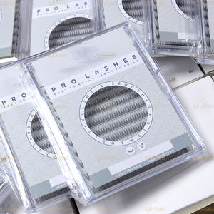 Pestañas de abanico de volumen prefabricadas personalizadas CC Curl 0,07mm Pestañas sintéticas negras naturales Múltiples estilos disponibles al por mayor - Product Image 4